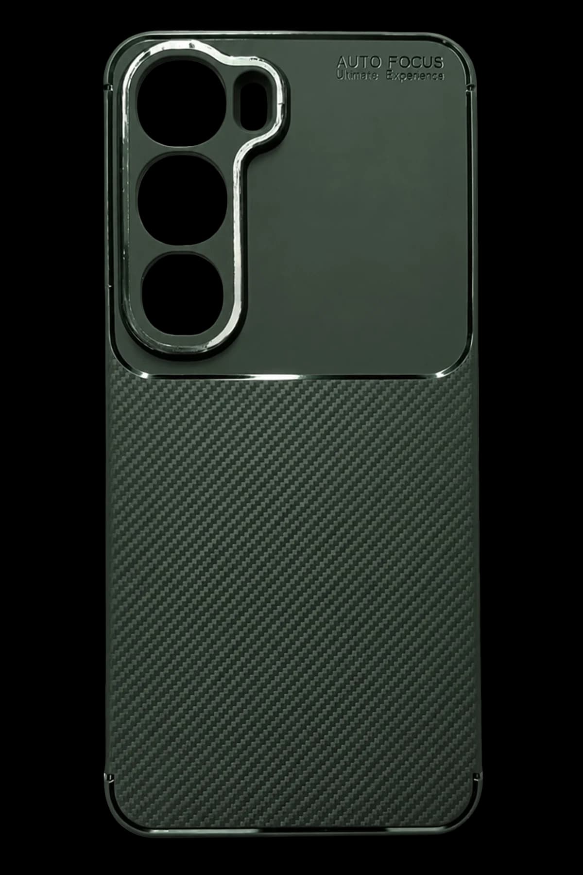 uryport Vivo Y31 5G Auto Focus Karbon Kapak - Yeşil