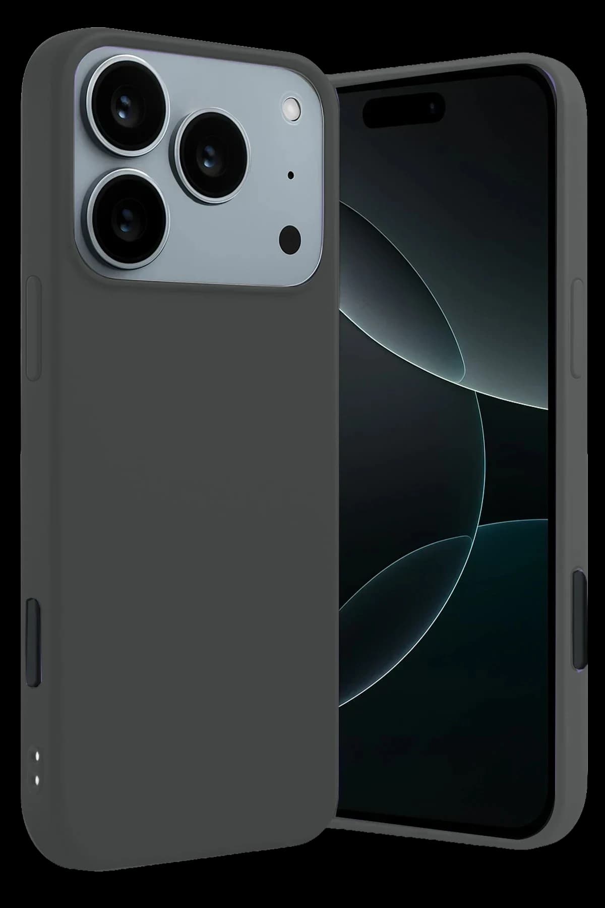 uryport Apple iPhone 18 Pro Max First Silikon - Gri