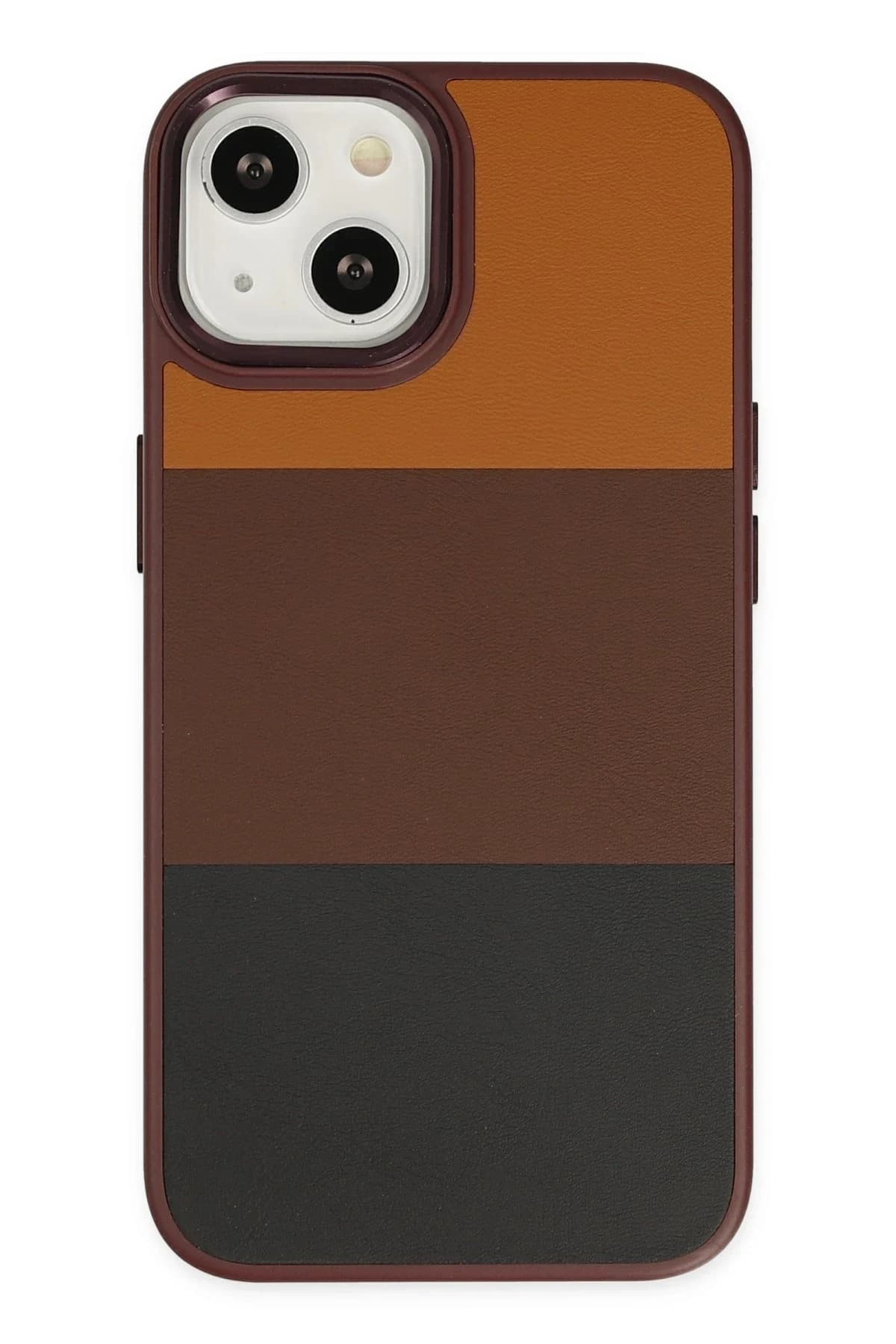 uryport Apple iPhone 14 Plus Kılıf King Kapak - Bordo-Siyah