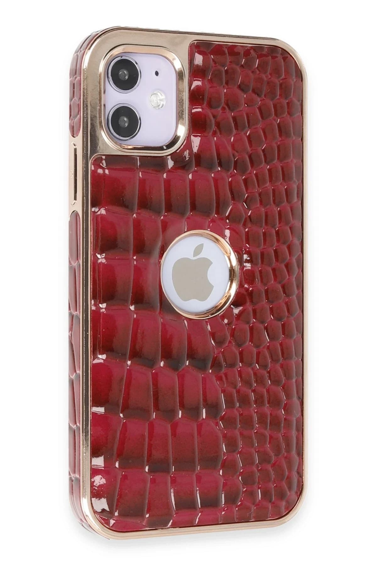 uryport Apple iPhone 11 Kılıf Snake Kapak - Bordo