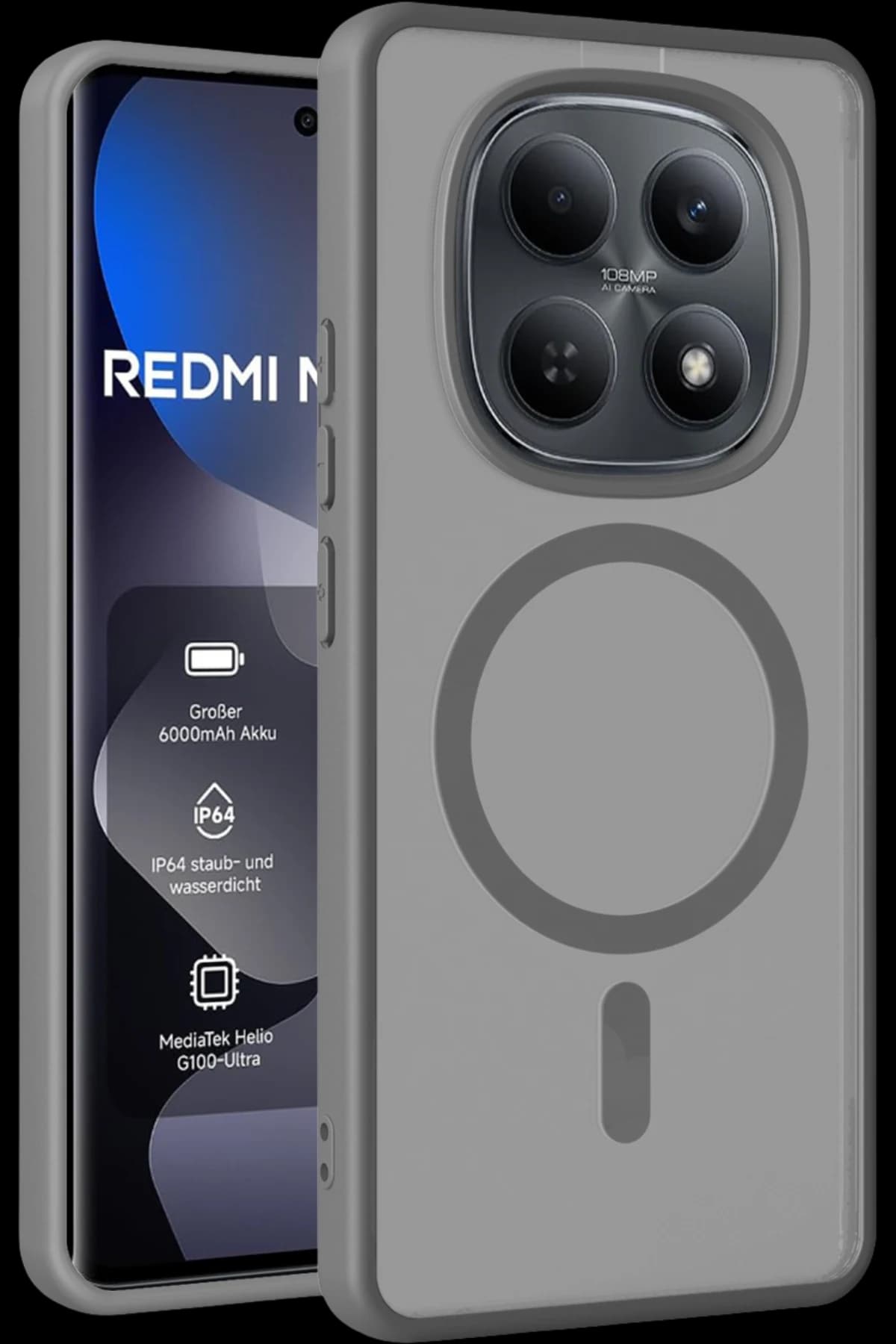 Joko Xiaomi Redmi Note 15 Pro 4G Jota Magsafe Kapak - Titan Gri