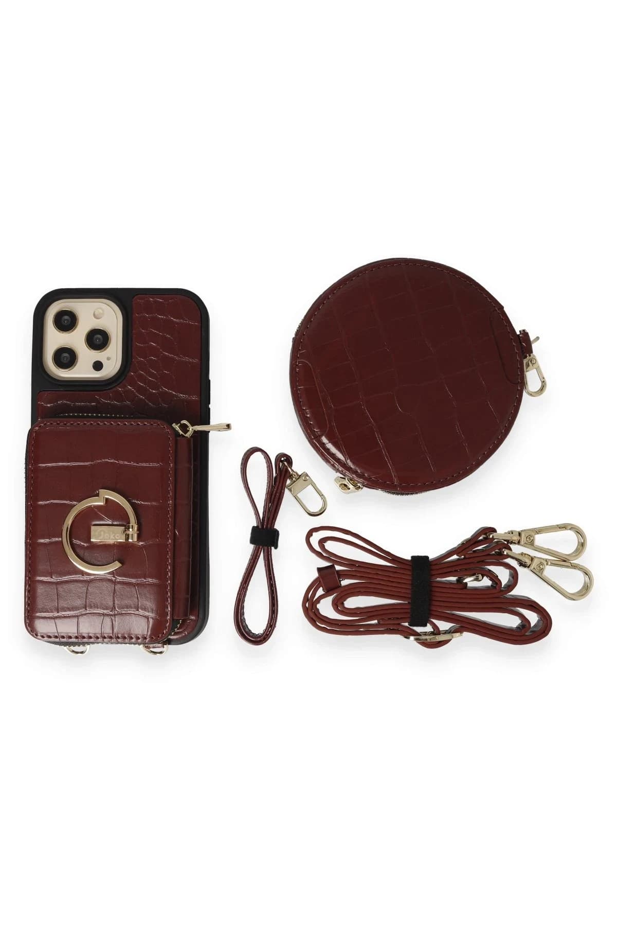 Joko Apple iPhone 13 Pro Kılıf Ermes Kapak - Bordo