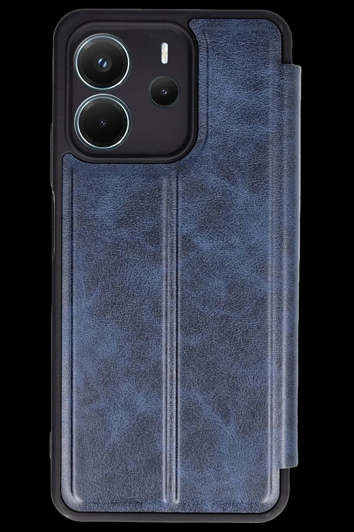 uryport Xiaomi Redmi Note 14 4G Kılıf Flip Cover - Lacivert