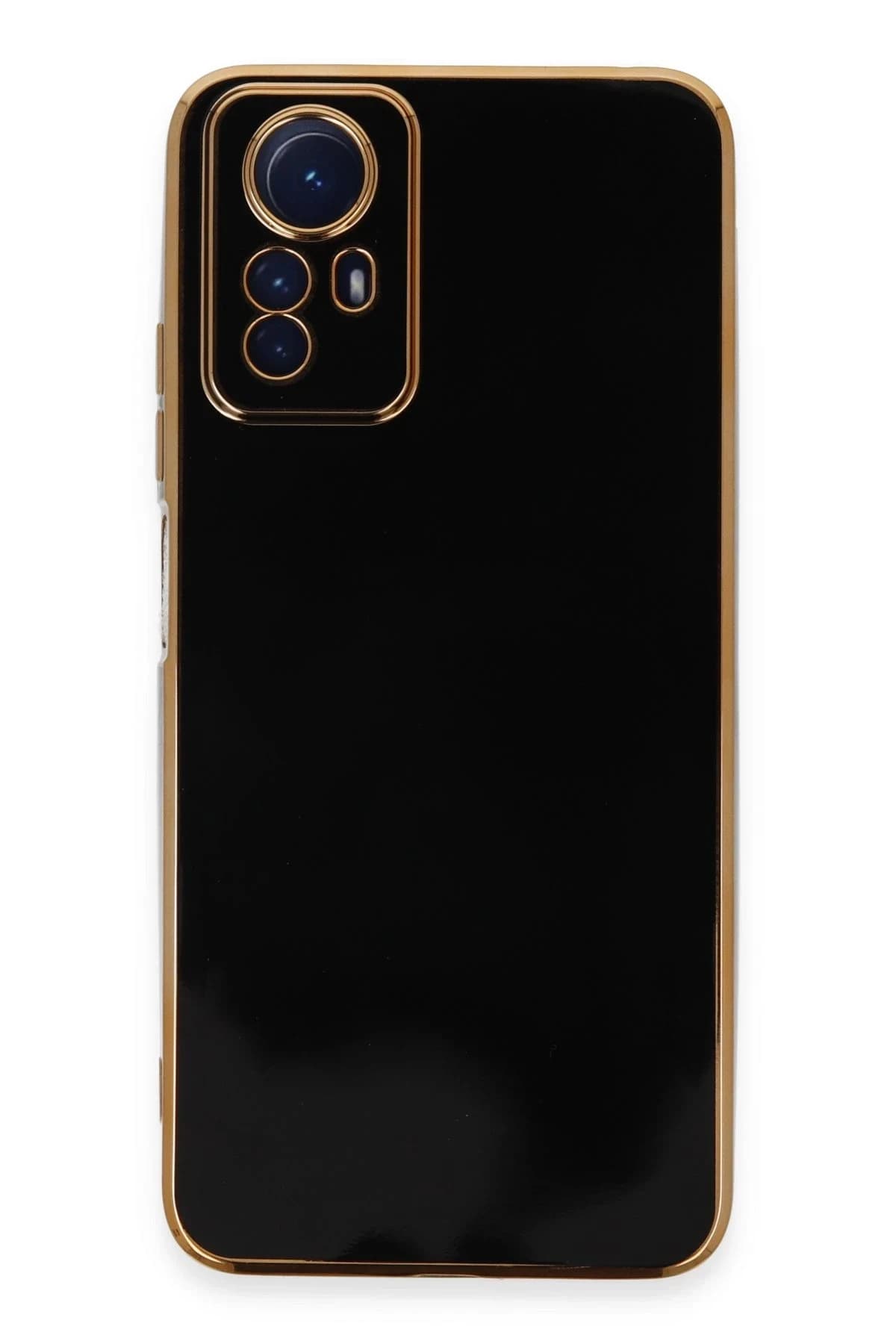 uryport Xiaomi Redmi Note 12S Kılıf Volet Silikon - Siyah