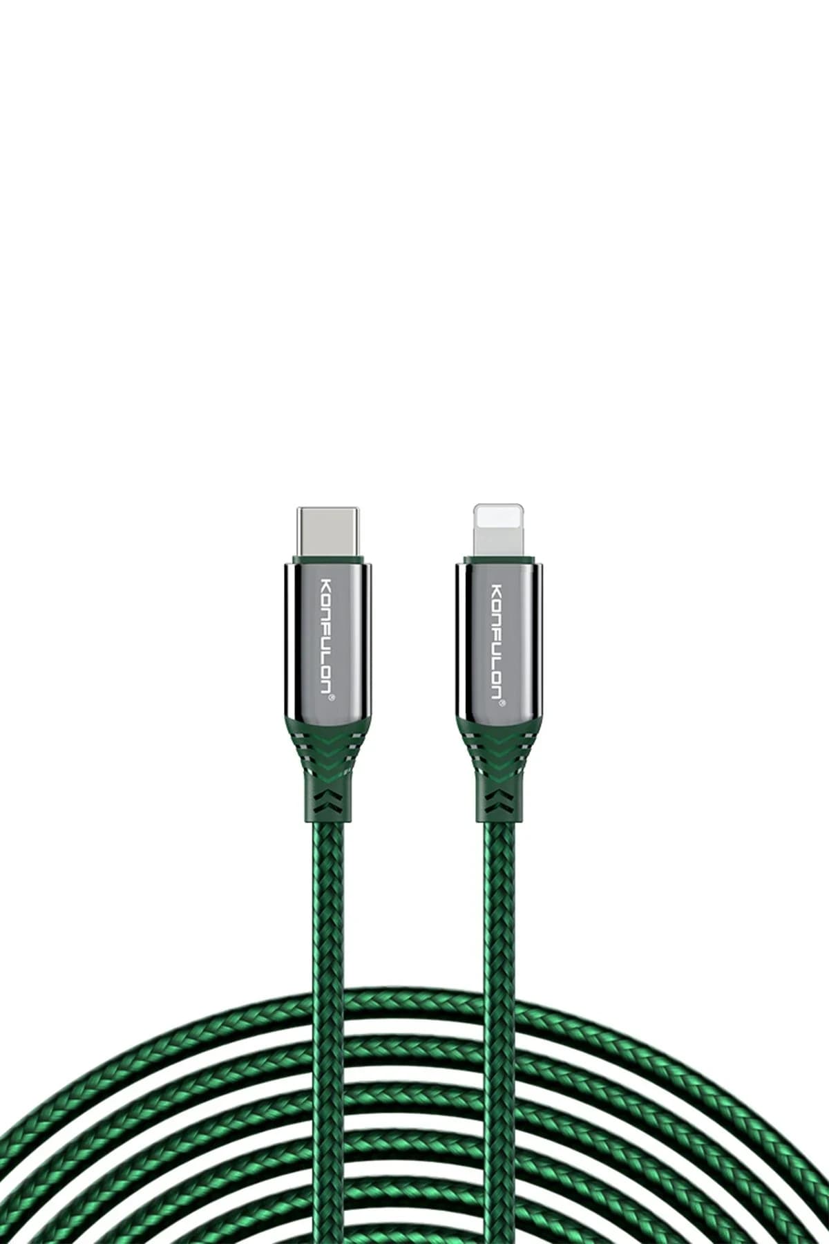 Konfulon DC35 Type-C to Lightning Kablo 1MT - Yeşil
