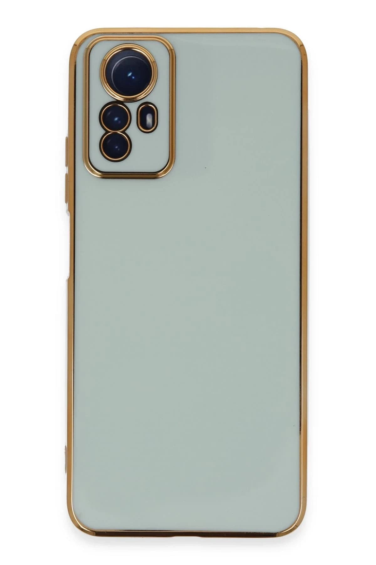 uryport Xiaomi Redmi Note 12S Kılıf Volet Silikon - Açık Yeşil