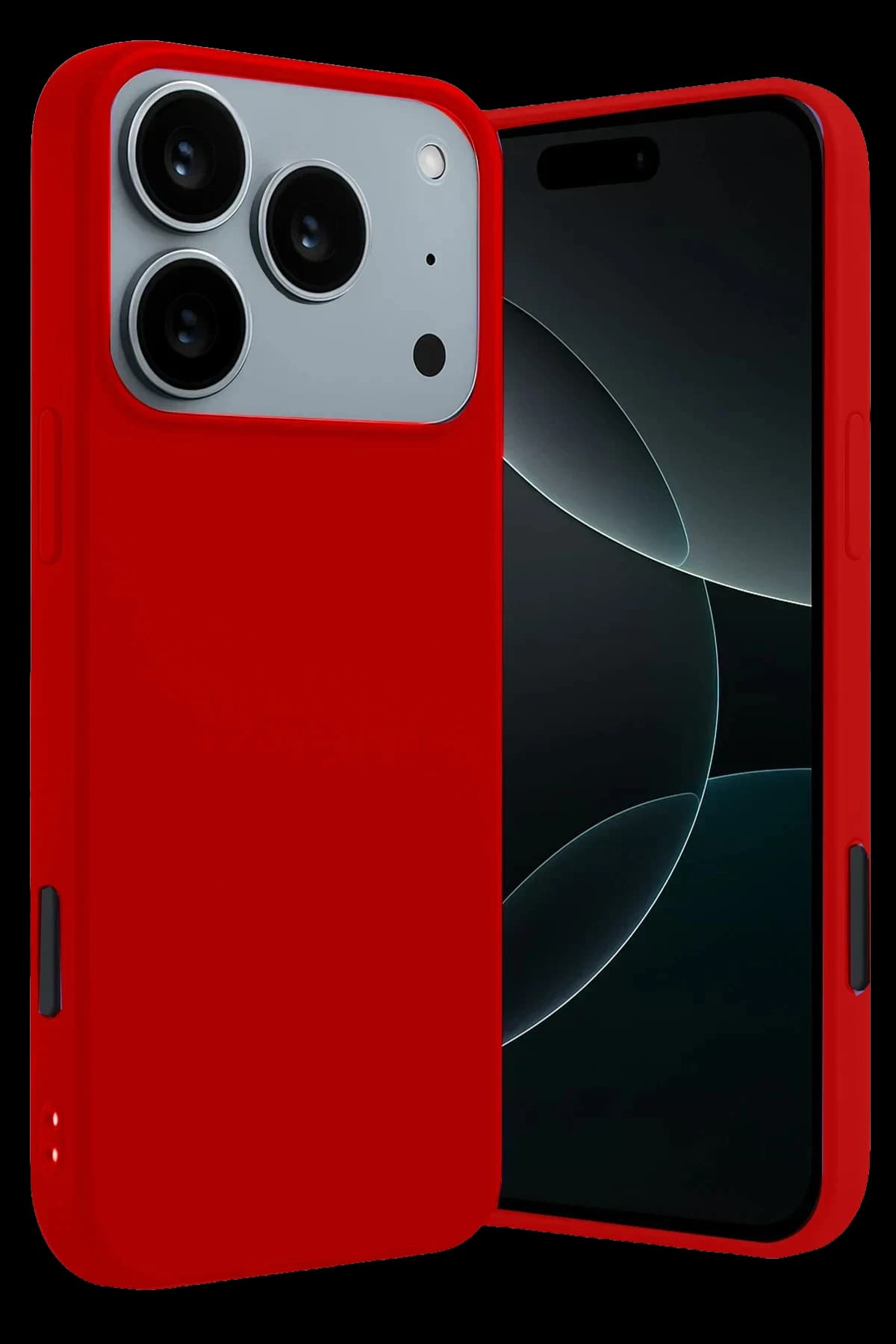 uryport Apple iPhone 18 Pro Max First Silikon - Kırmızı